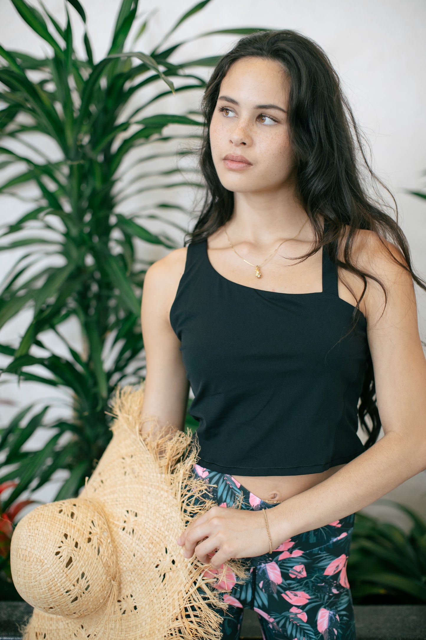 Asymmetrical  Bra Tank Top