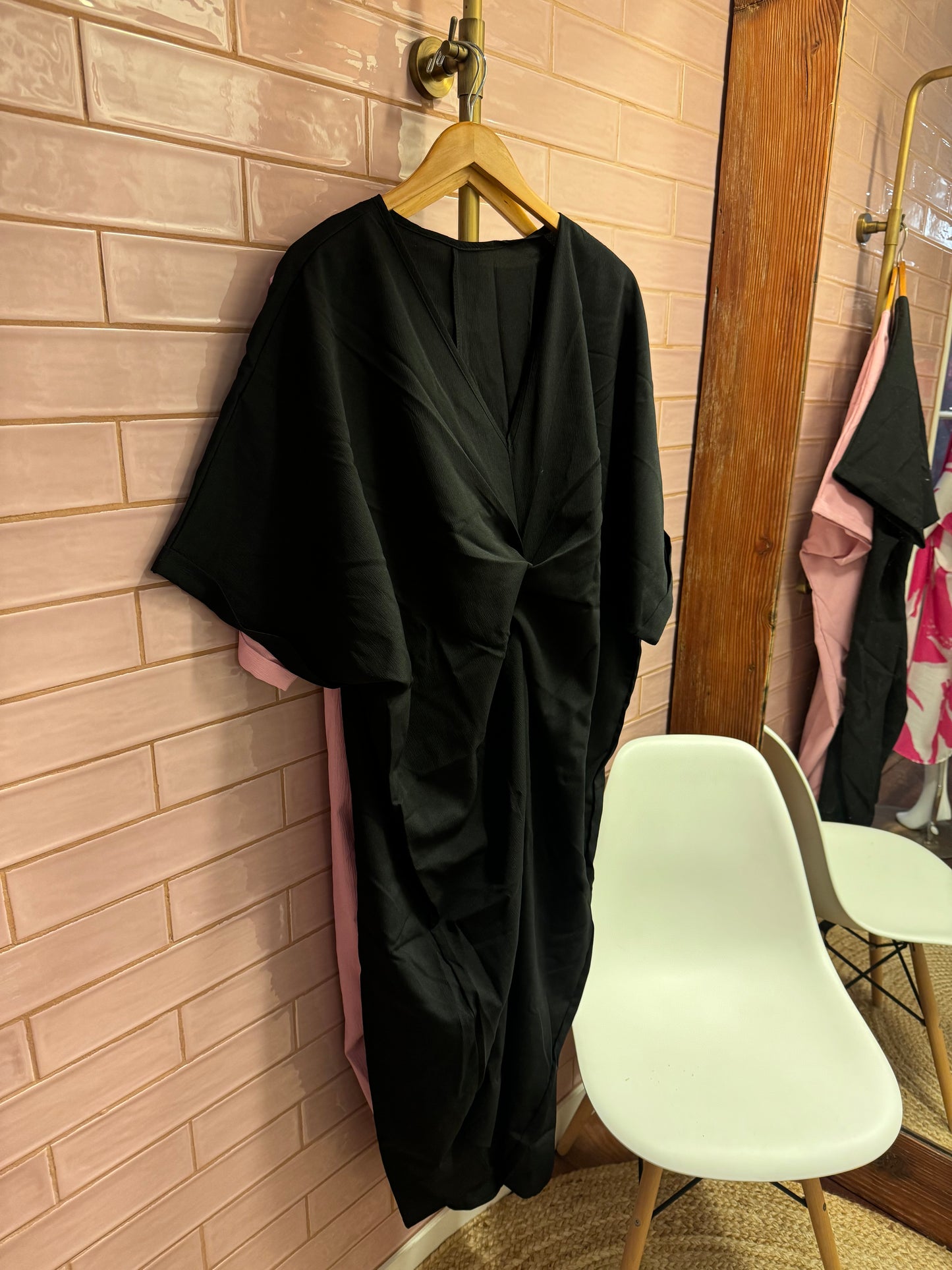 V neck Loose Beach Dress