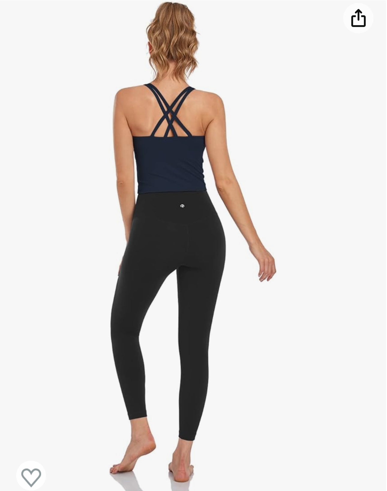 W cross back Bra Tank Top