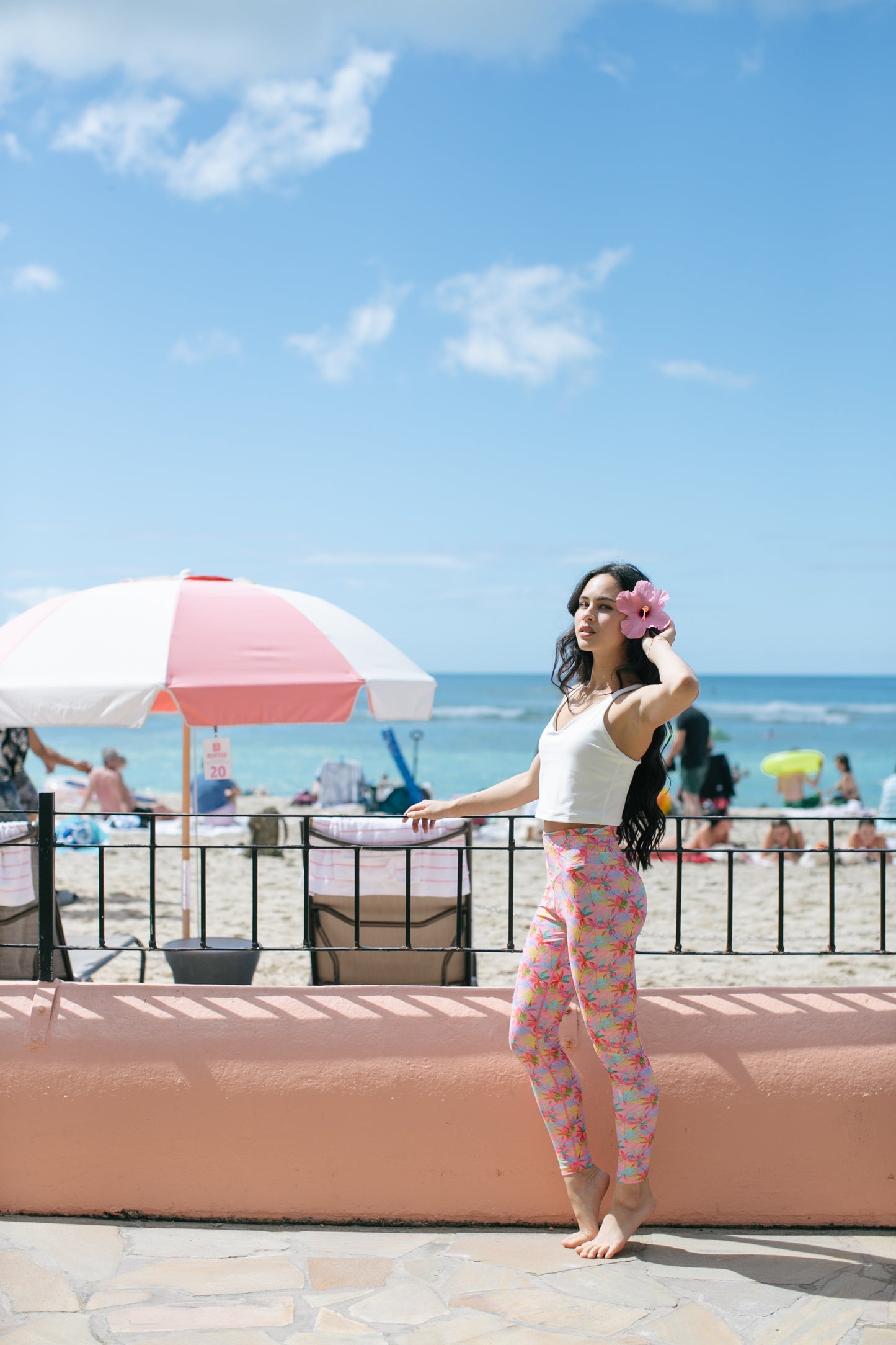 Pink x Palm Trees Leggings