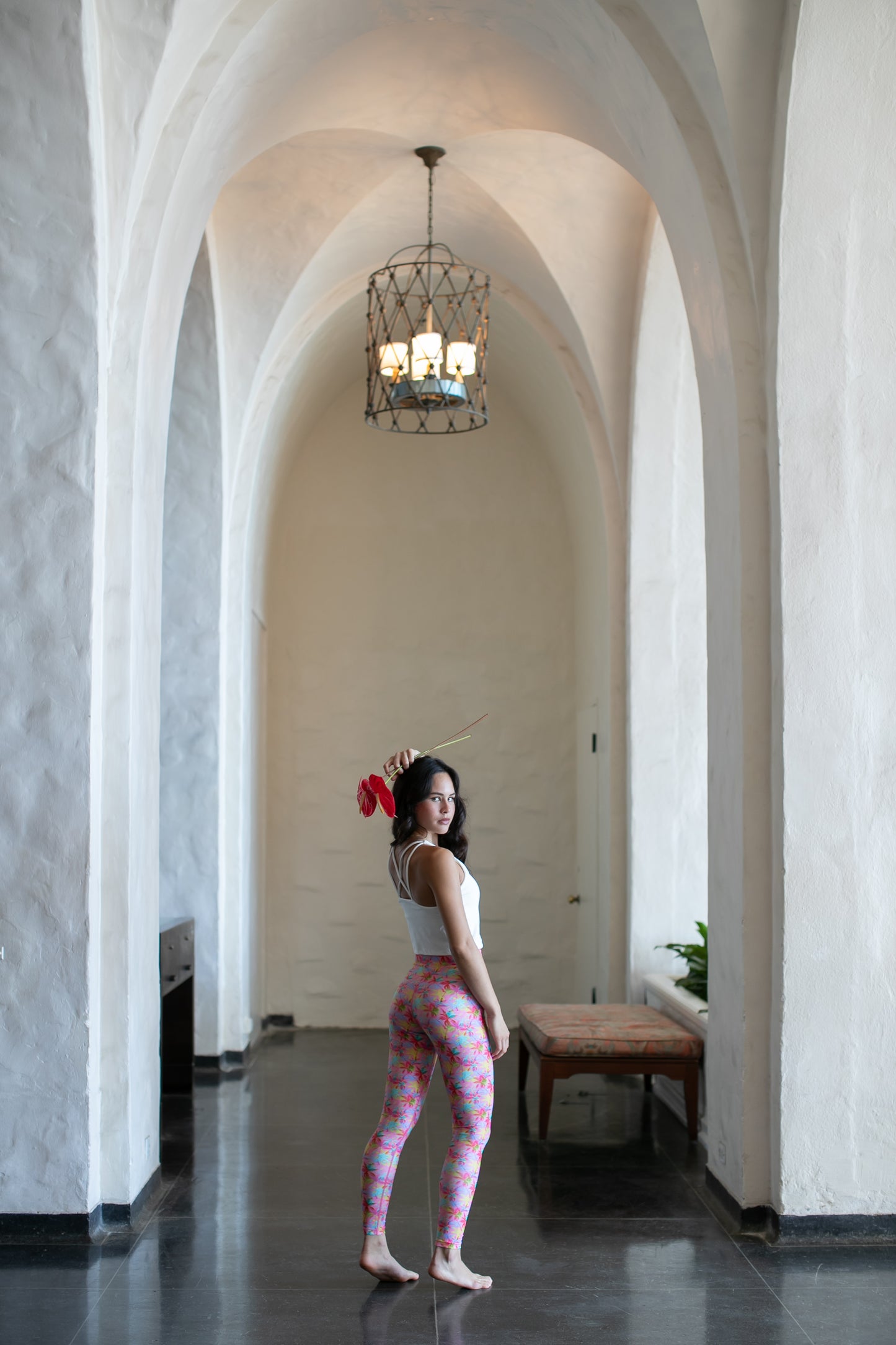 Pink x Palm Trees Leggings