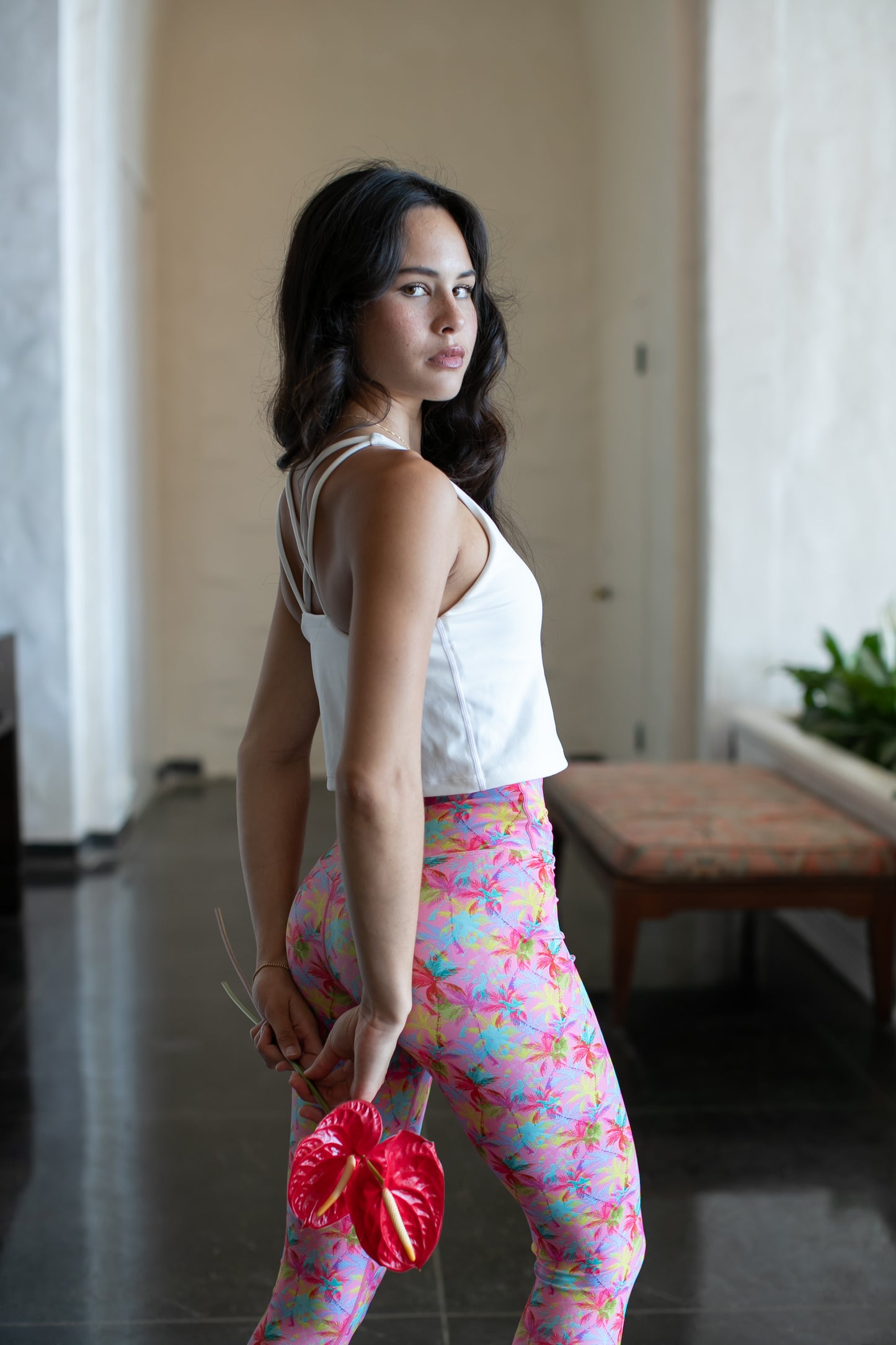 Pink x Palm Trees Leggings
