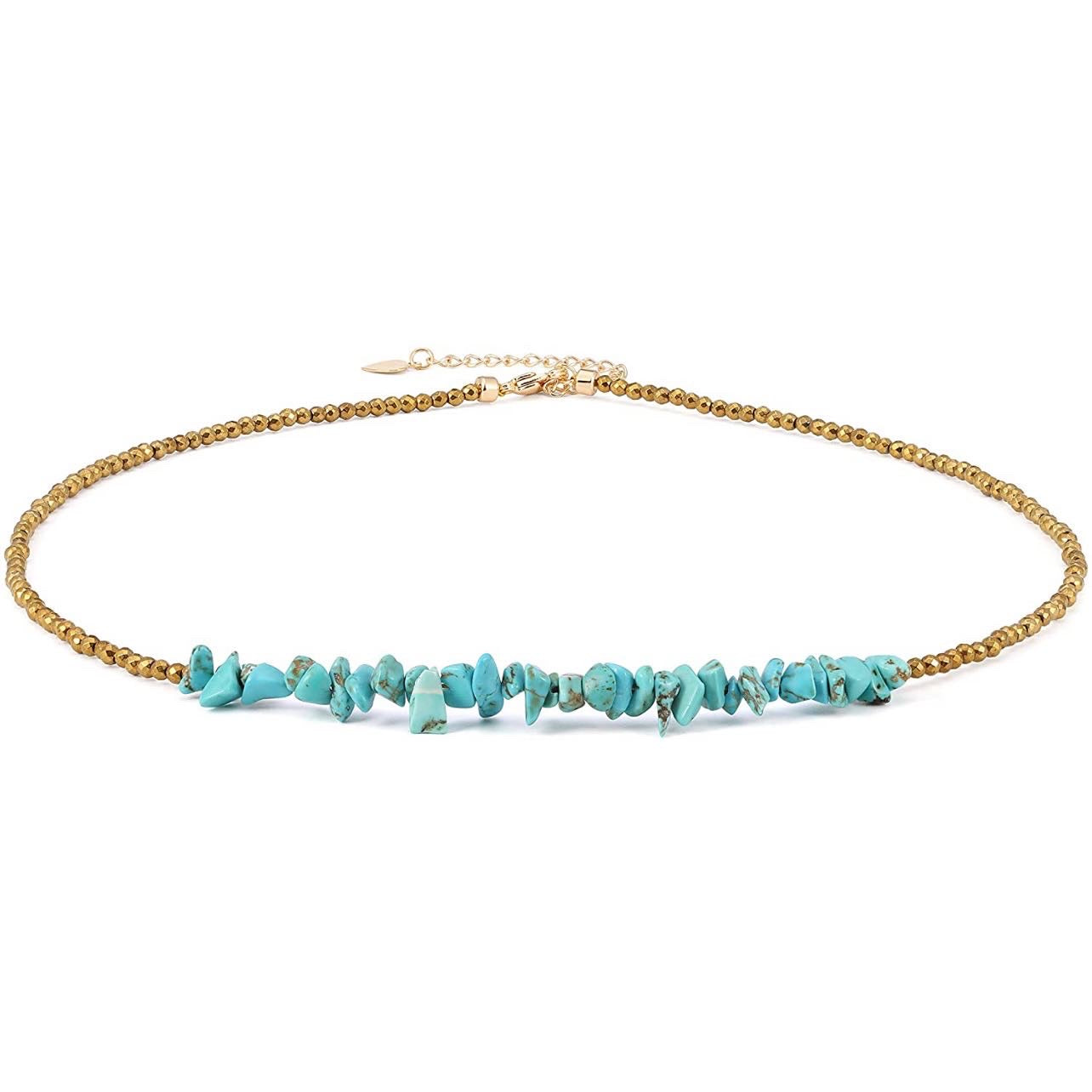 Kapalili Jewelry / Turquoise & Hematite Choker