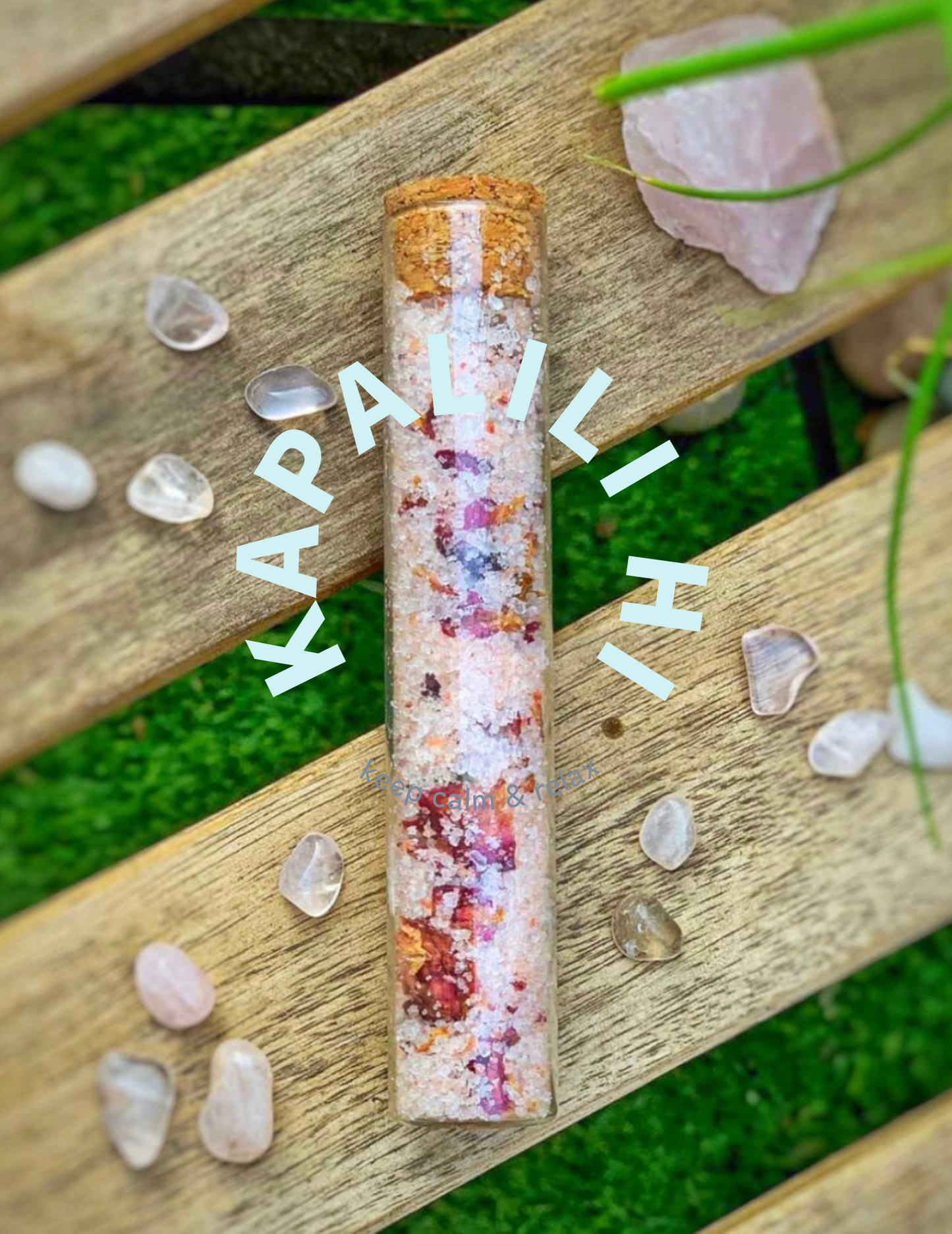 Bath Soak - Rose & Hawaiian Sea Salt