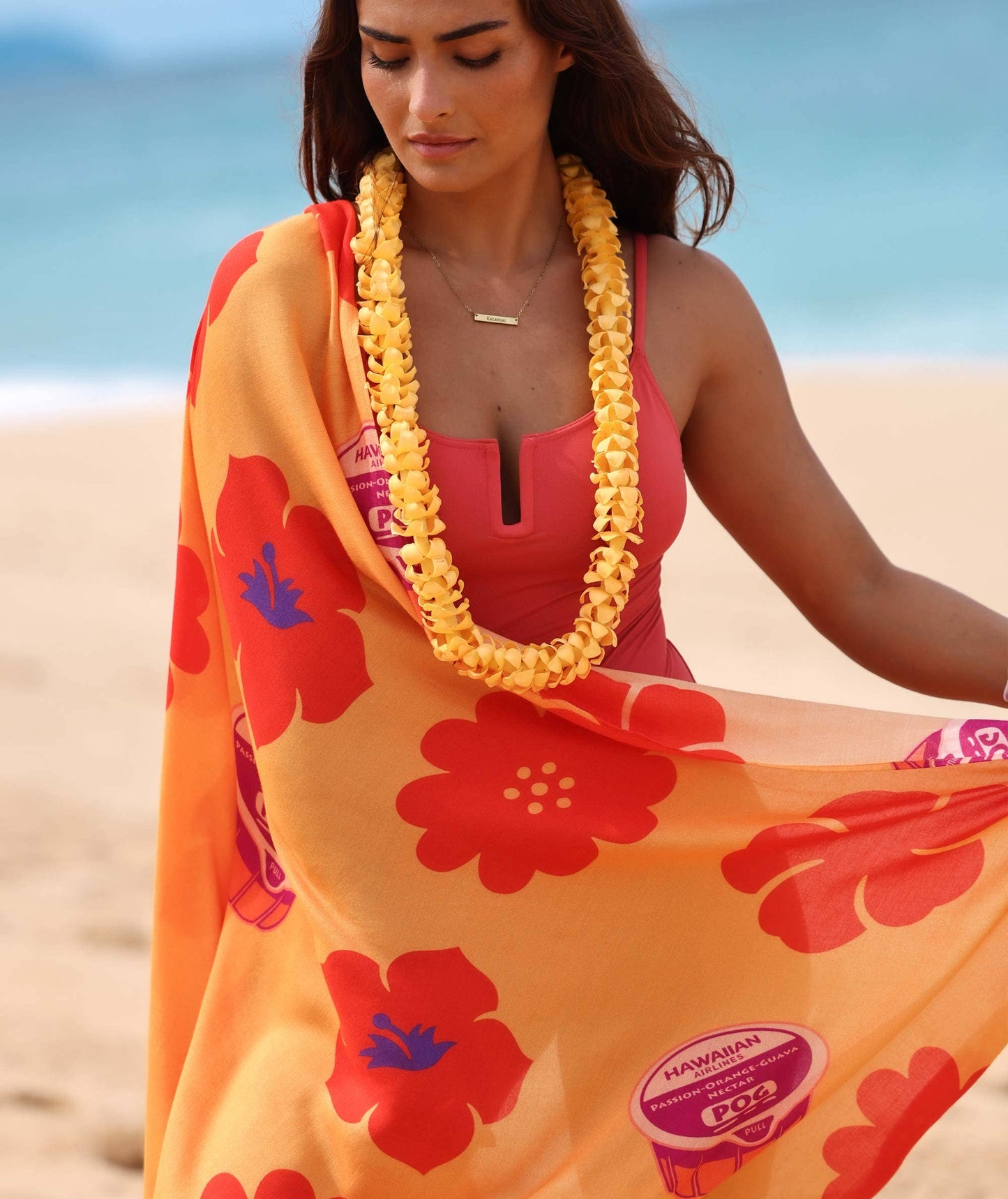 Tag Aloha Co. - POG with Hawaiian Airlines: 67 x 43 in