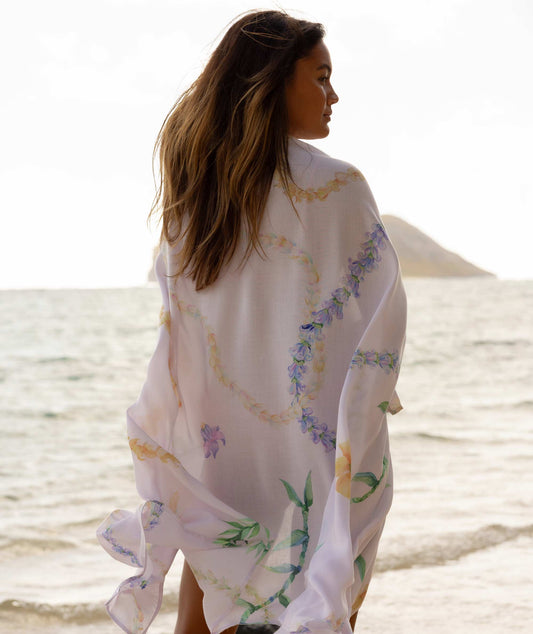 Tag Aloha Co. - Lei Love - Laren Roth Pareo: 67 x 43 in