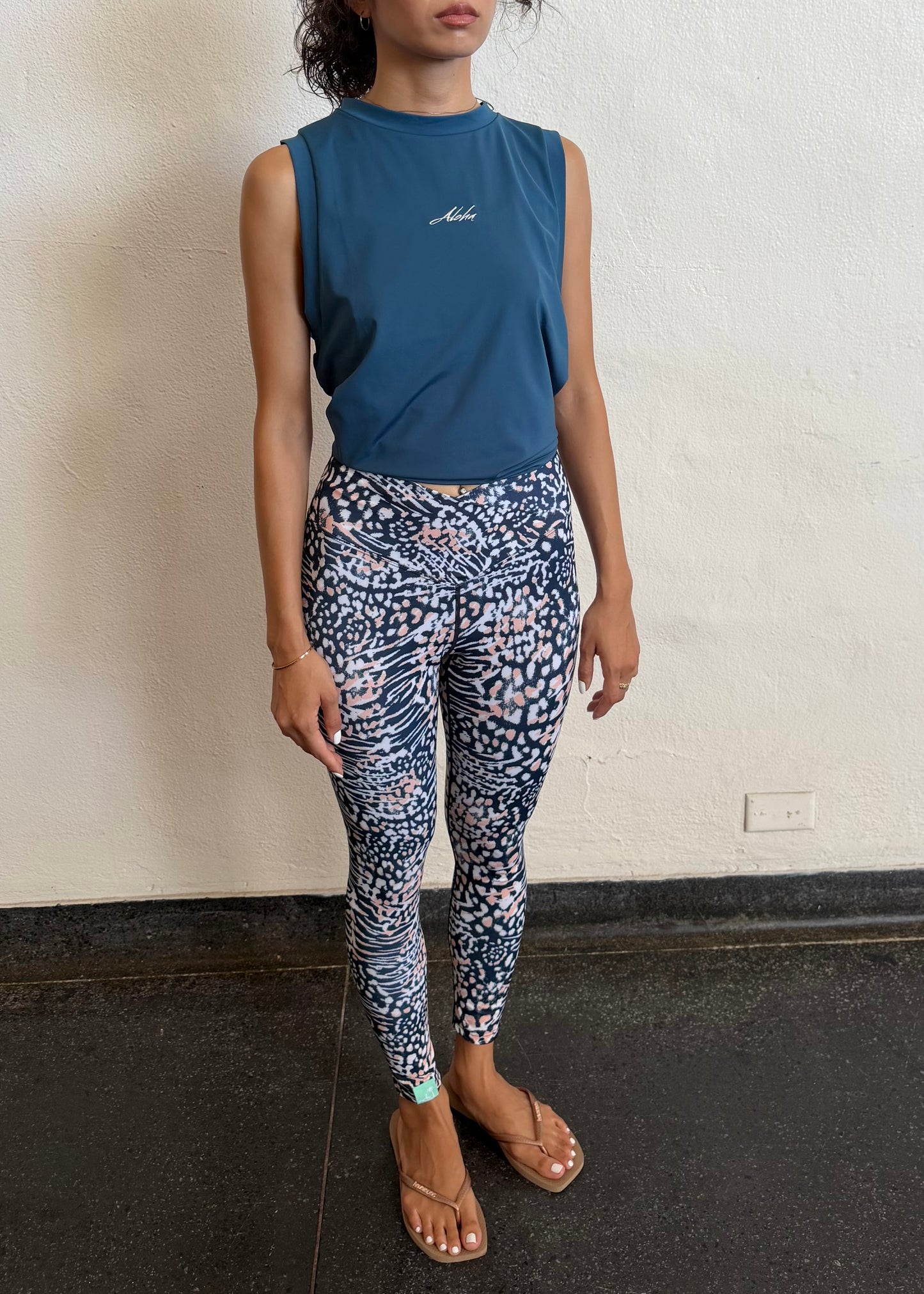 Velvet Leopard Leggings