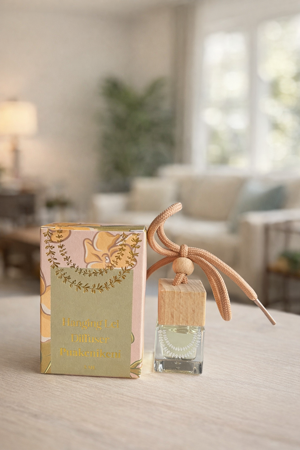 Ha‘a & Co. - 8 ML hanging lei diffuser- PUAKENIKENI