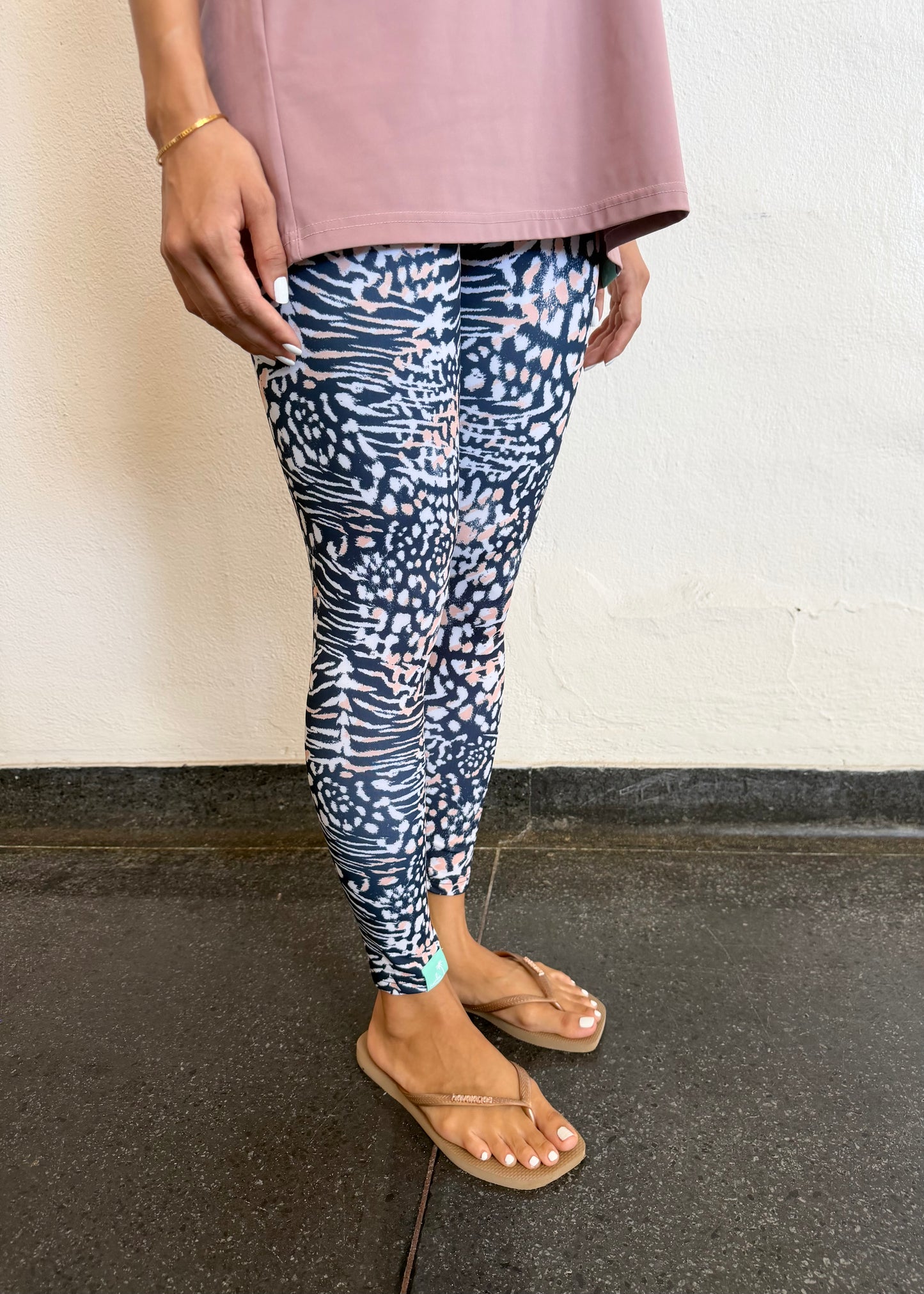 Velvet Leopard Leggings