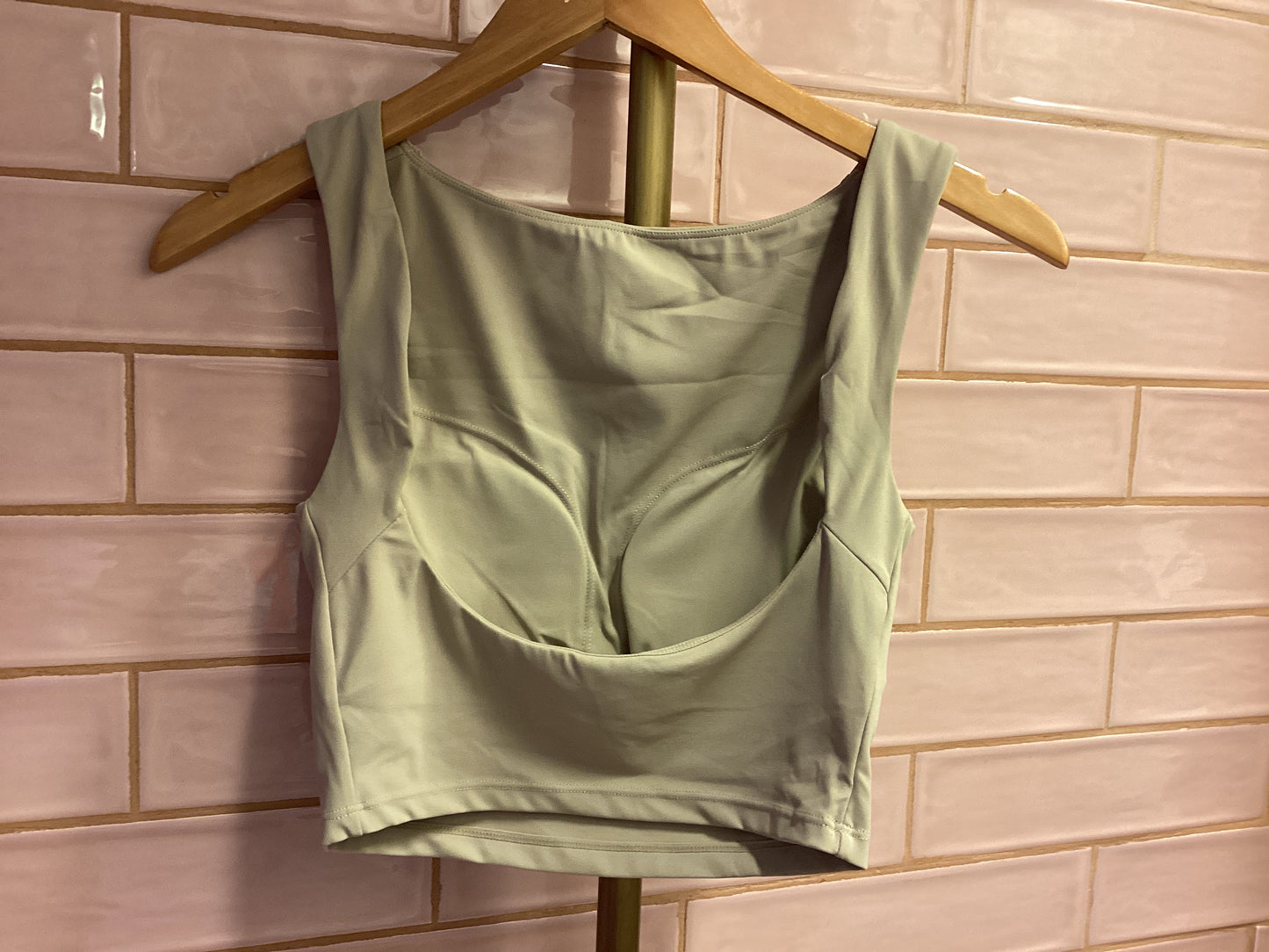 Open back Bra Tank Top