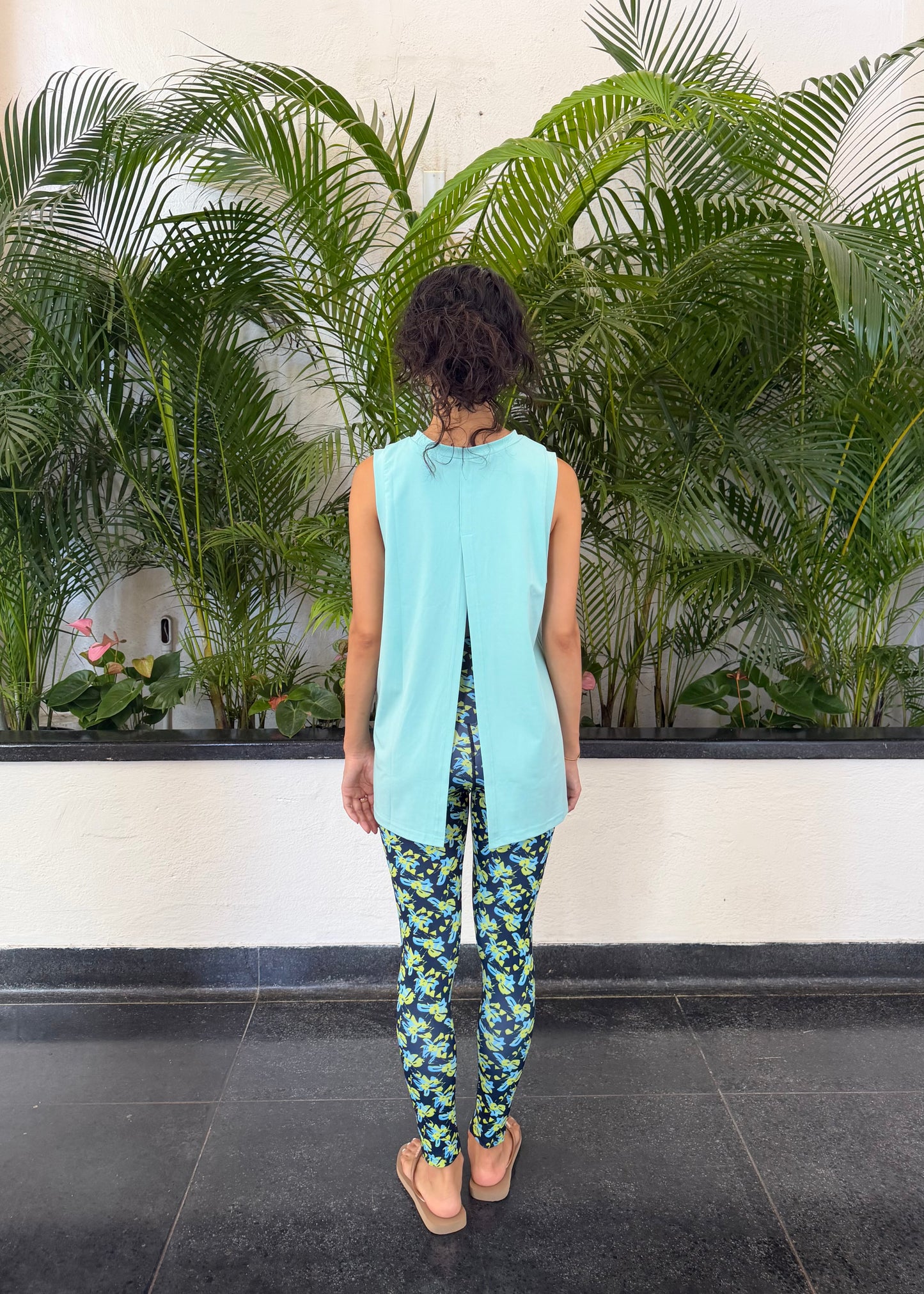 Neon Blossom Leggings