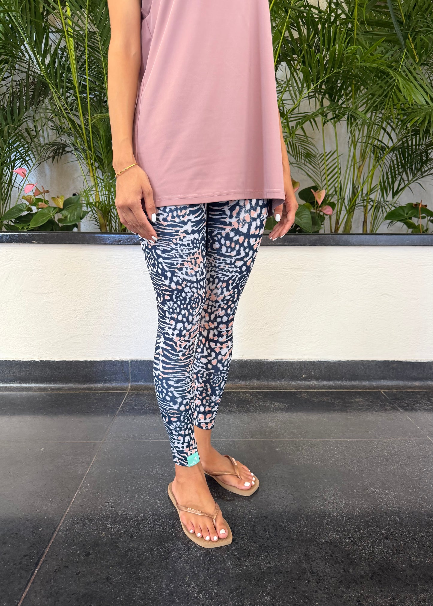 Velvet Leopard Leggings