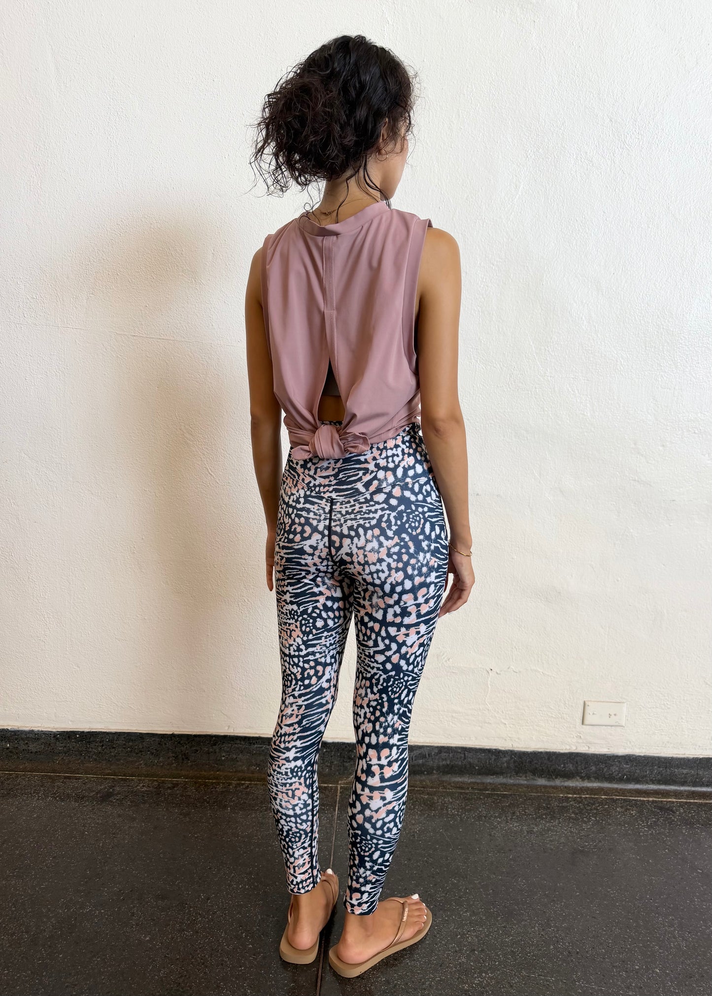 Velvet Leopard Leggings