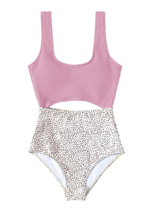 Dalmatian Print Swimsuit