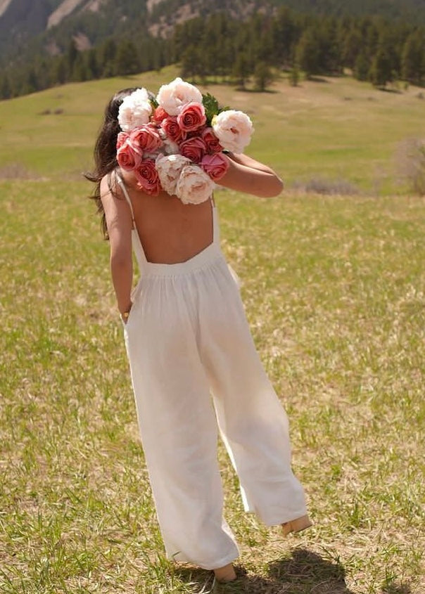 French Linen Jumpsuit