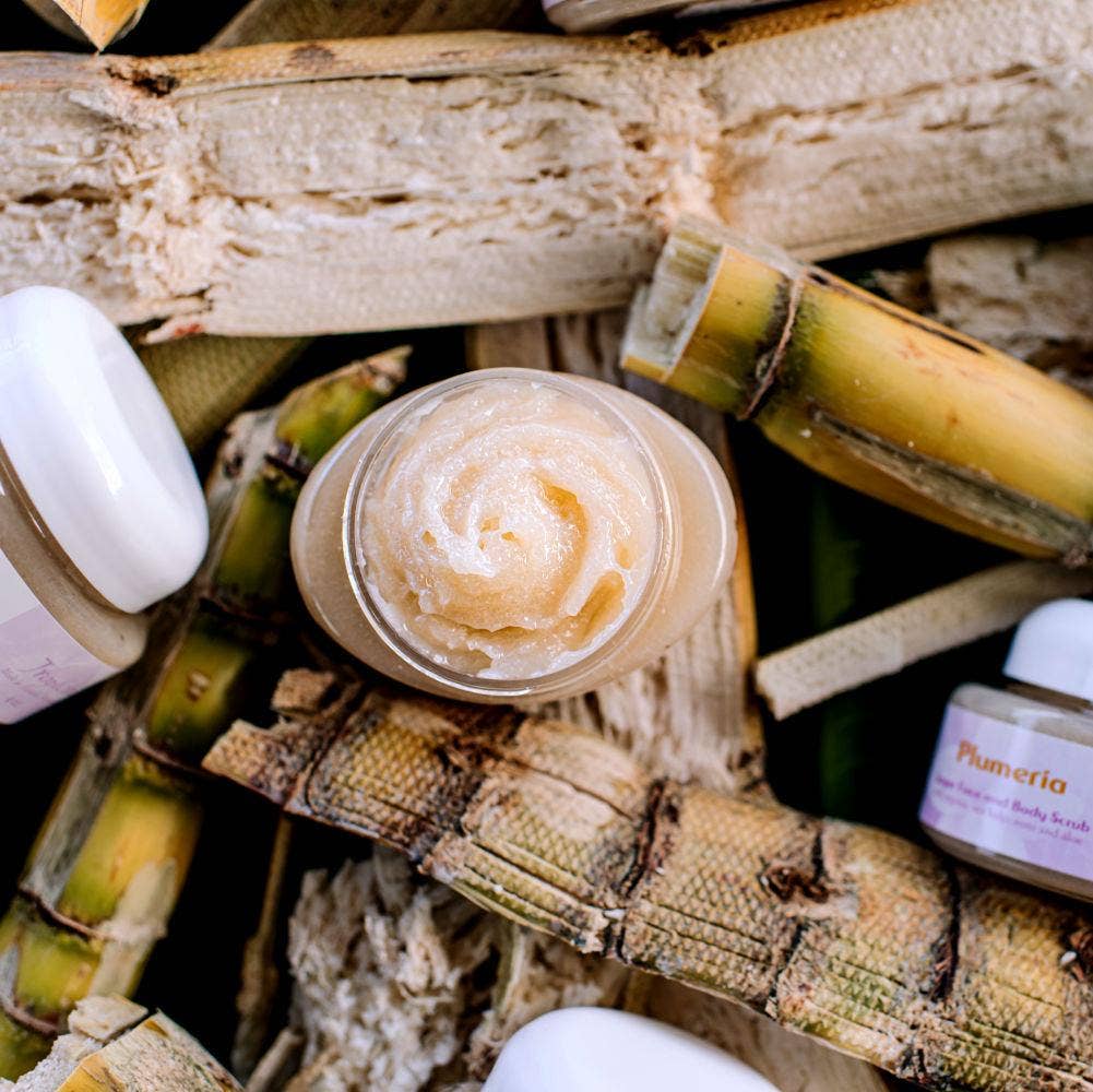 Lanikai  Bath and Body - Tahitian Gardenia Hawaiian Cane Sugar Body Scrub