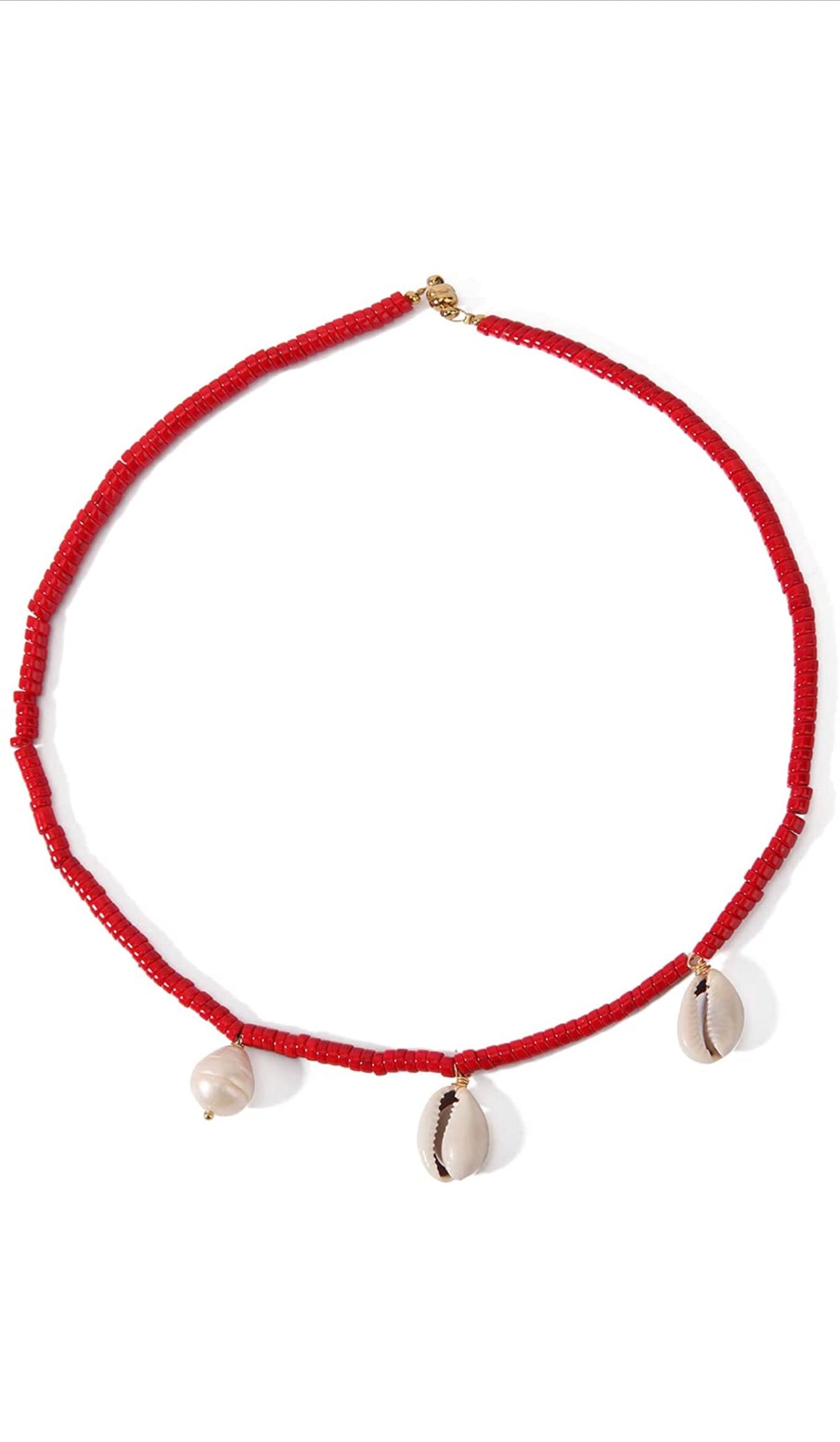 Kapalili Jewelry Collections Hawaiian Beach Choker - Red